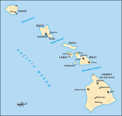 hawaii map